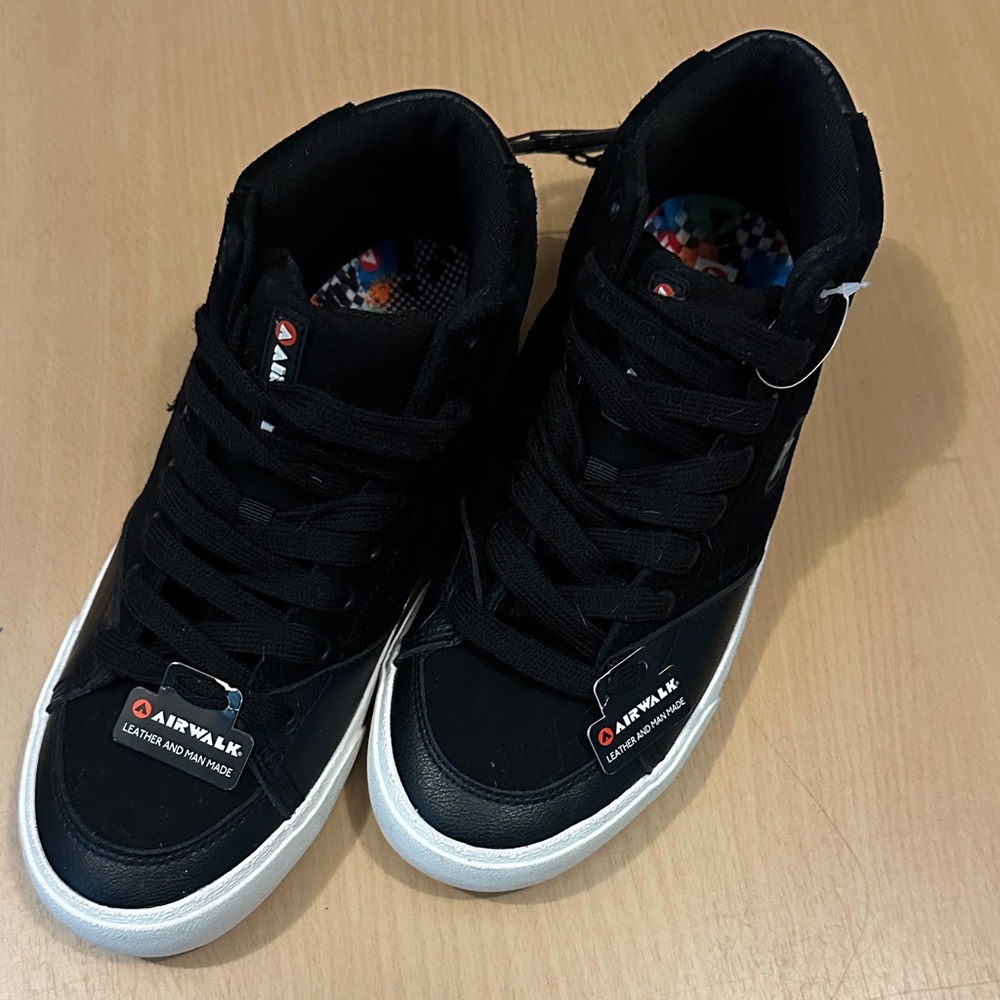 Airwalk Black and White High-Top Sneakers